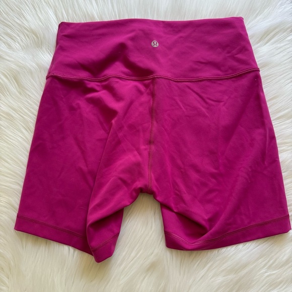 Lululemon Wunder Train High Rise Short 6” Ripened Raspberry 10 - Picture 4 of 5